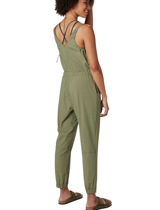 Mountain Hardwear Pants - Mountain Hardwear Jumpsuit Women's 2 Sage Green Ripstop Pockets Outdoor Hiking